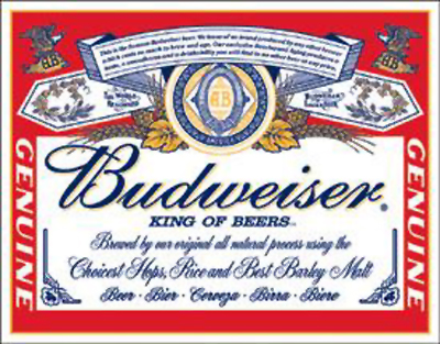 budweiser logo figure